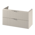 Cersanit S1015-013 - Vägghängt underskåp för handfat TIRSO 100x55x45 cm beige