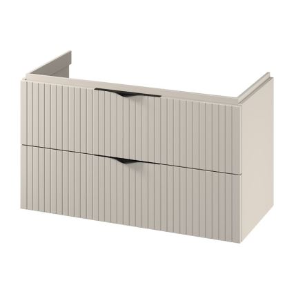 Cersanit S1015-013 - Vägghängt underskåp för handfat TIRSO 100x55x45 cm beige