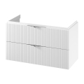 Cersanit S1015-014 - Vägghängd tvättställskommod TIRSO 100x55x45 cm vit