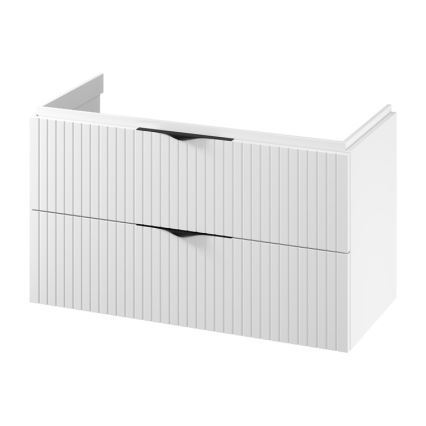 Cersanit S1015-014 - Vägghängd tvättställskommod TIRSO 100x55x45 cm vit