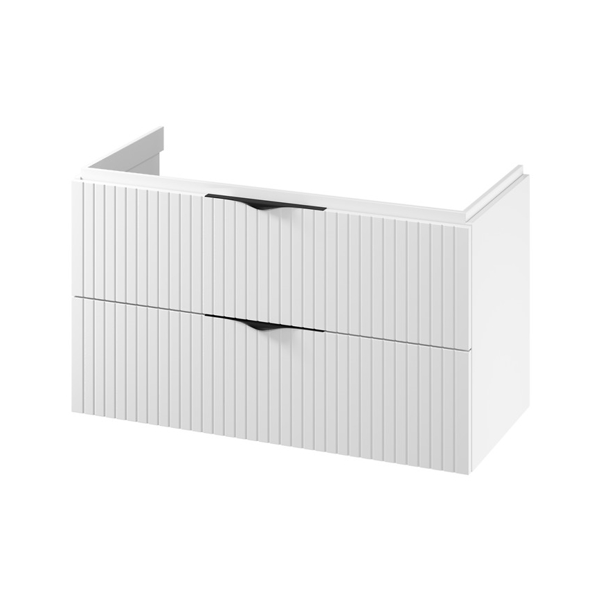Cersanit S1015-014 - Vägghängd tvättställskommod TIRSO 100x55x45 cm vit