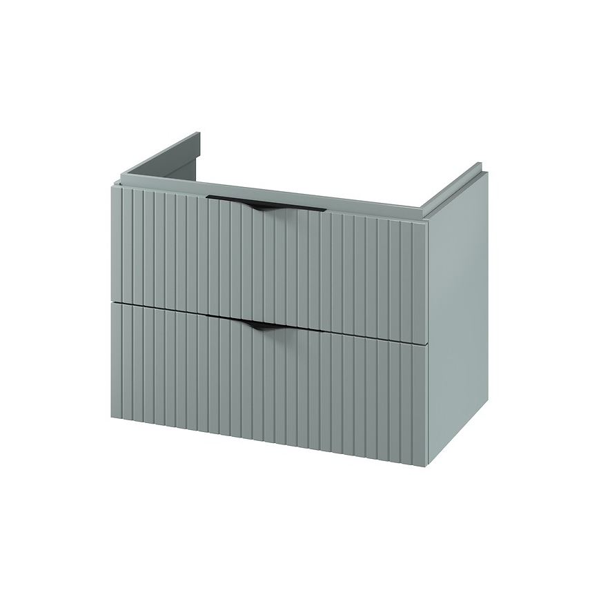 Cersanit S1017-001 - Vägghängd badrumskommod för handfat TIRSO 80x45 cm mintgrön