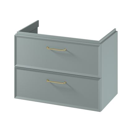 Cersanit S1017-004 - Väggmonterat underskåp för tvättställ MILLE 80x45 cm mintgrön