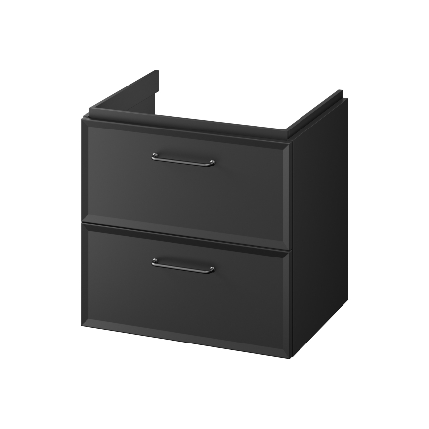 Cersanit S1021-002 - Vägghängt underskåp för handfat MILLE 60x45 cm svart