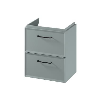 Cersanit S1021-007 - Väggmonterat underskåp till handfat MILLE SLIM 50x35 cm mintgrön