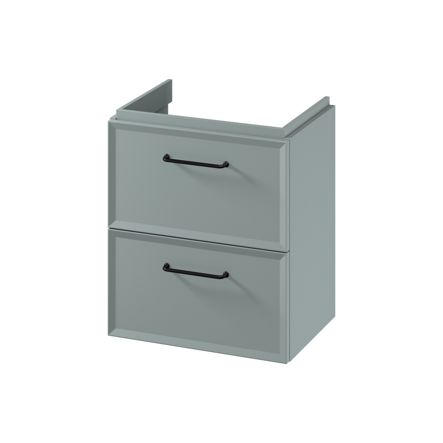 Cersanit S1021-007 - Väggmonterat underskåp till handfat MILLE SLIM 50x35 cm mintgrön