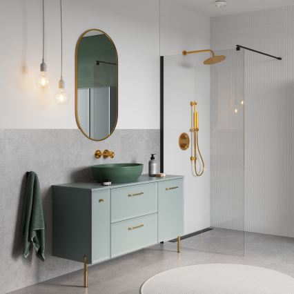 Cersanit S1022-008 - Vägghängt badrumsskåp MILLE 20x45 cm mintgrönt