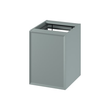 Cersanit S1022-010 - Väggmonterat badrumsskåp med tvättkorg MILLE 40x55x45 cm mintgrön