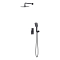 Cersanit S952-031 - Duschset med inbyggd blandare LARGA svart