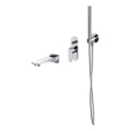 Cersanit S952-036 - Badkarsset med inbyggd blandare CITY blank krom