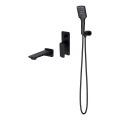 Cersanit S952-044 - Badkarsset med inbyggd LARGA blandare svart