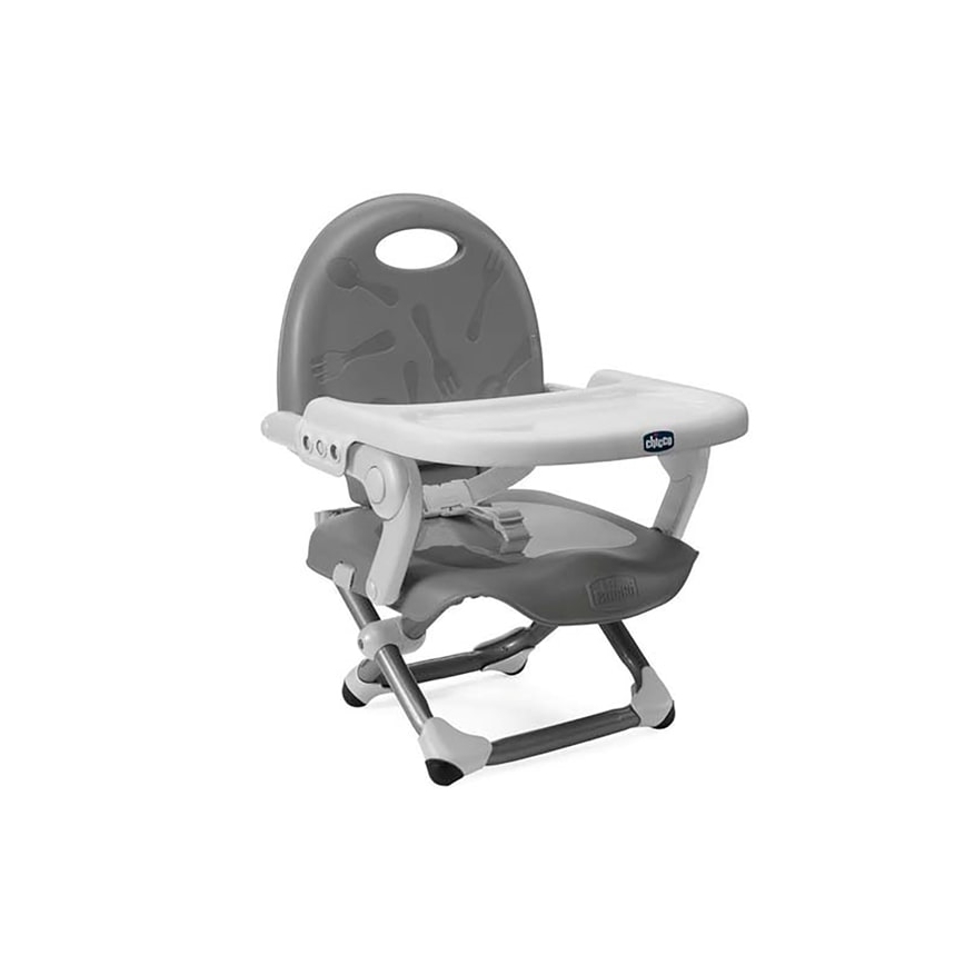 Chicco - Flyttbar barnstol POCKET SNACK grå