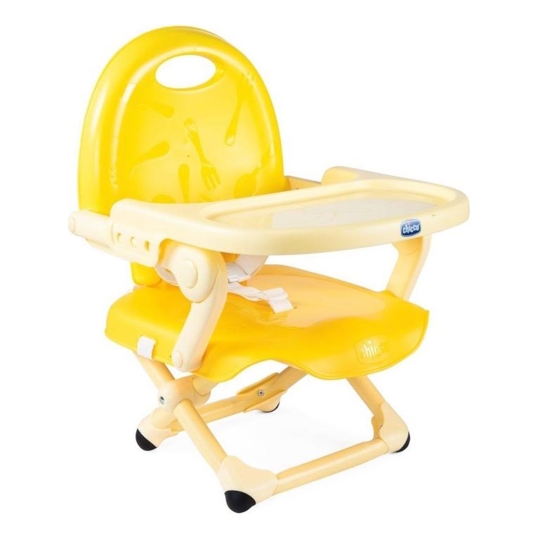 Chicco - Flyttbar barnstol POCKET SNACK gul