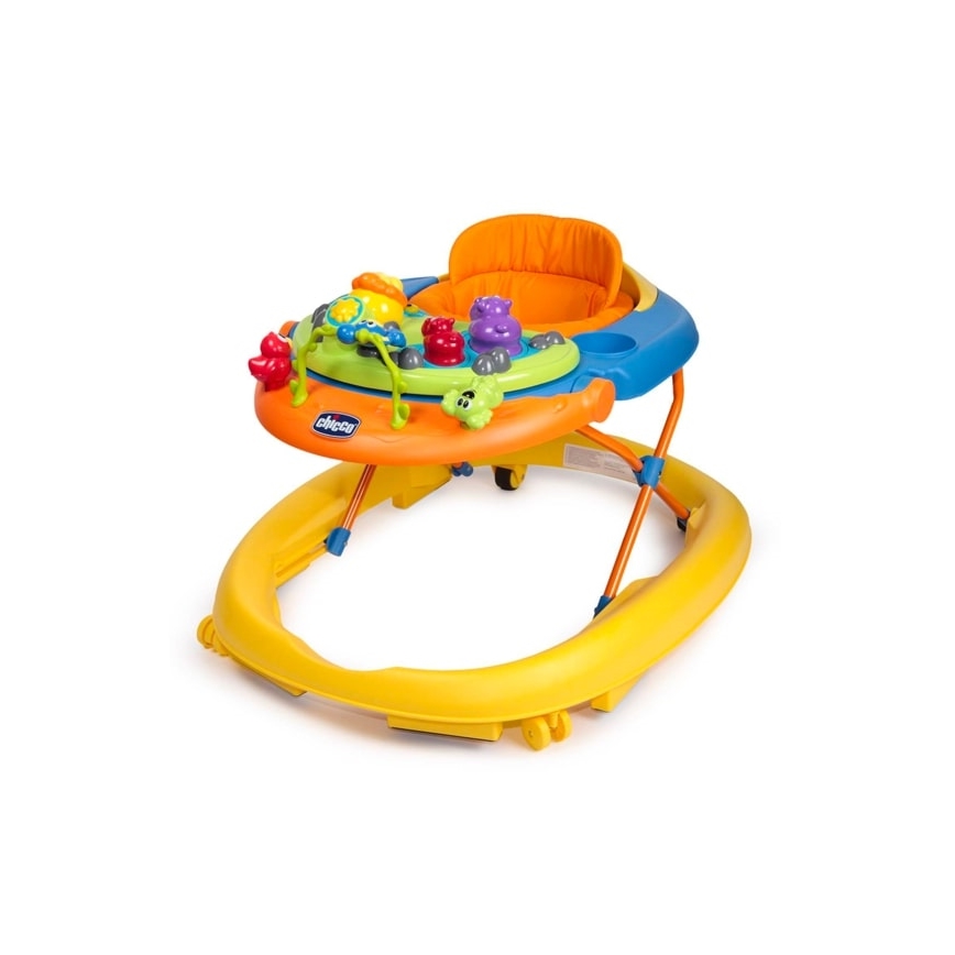 Chicco - Gåstol WALKY TALKY 2xAA gul/blå