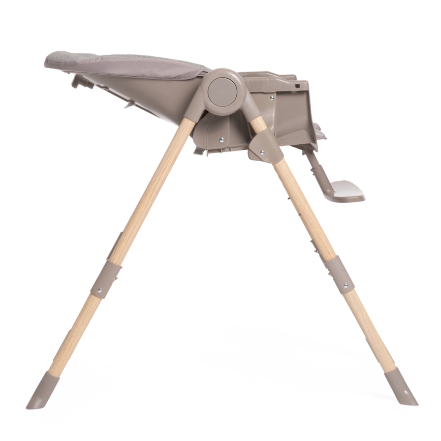 Chicco - Matstol för barn Polly Essential - grå/brun