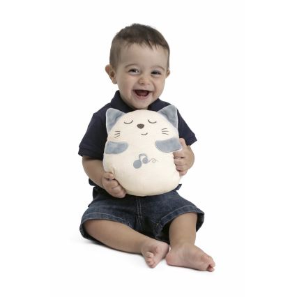 Chicco - Plysch Interaktiv leksak katt 3xAAA