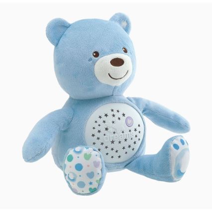 Chicco - Projektor med melodi BABY BEAR 3xAAA blå