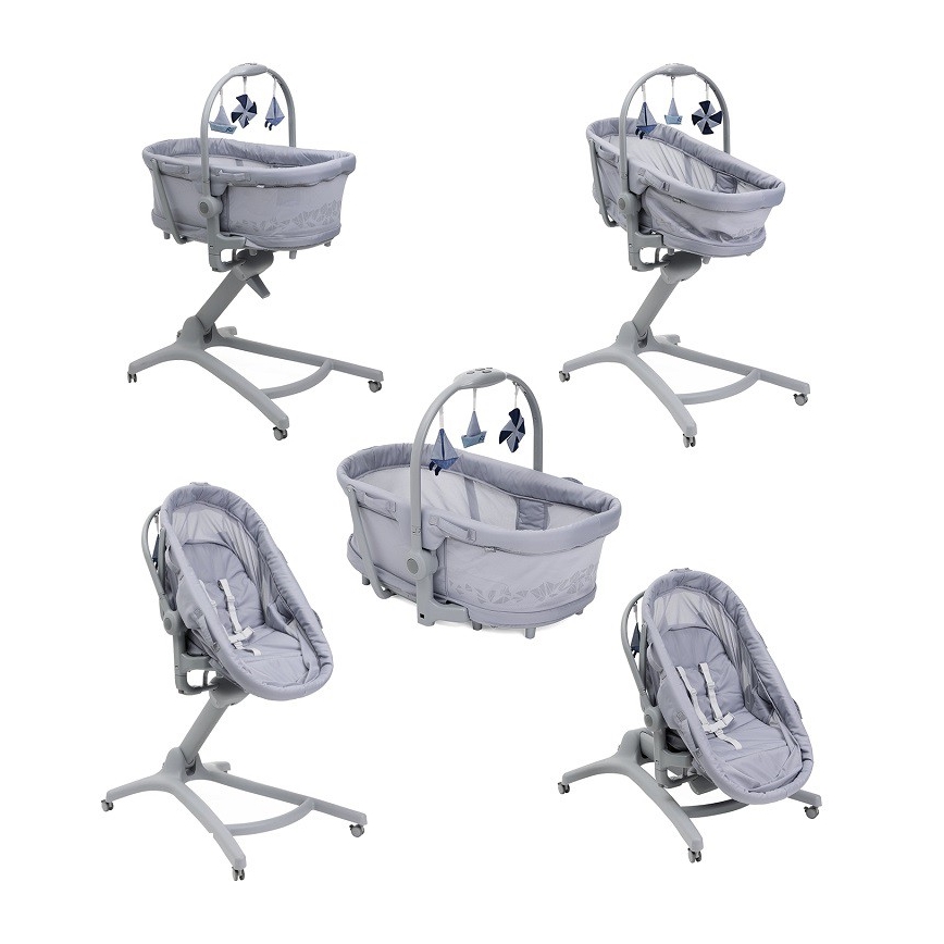 Chicco - Spjälsäng 05.01.2001 BABY HUG PRO grå