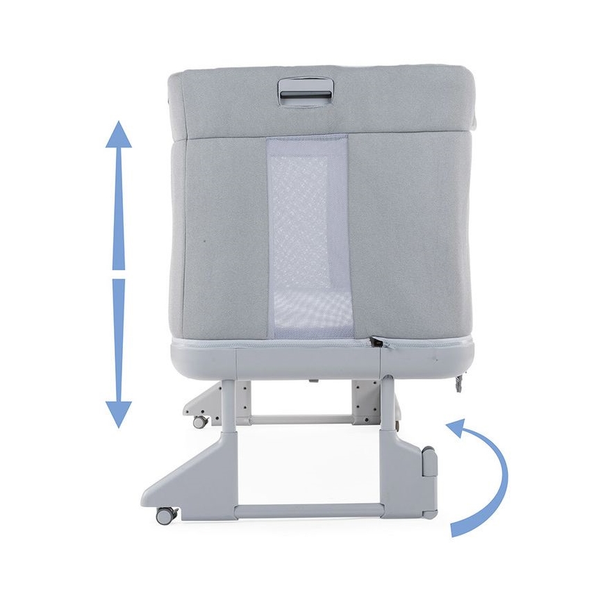 Chicco - Spjälsäng 3i1 3v1 NEXT2ME FOREVER mörk