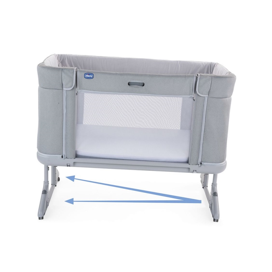 Chicco - Spjälsäng 3i1 3v1 NEXT2ME FOREVER mörk