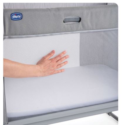 Chicco - Spjälsäng 3i1 3v1 NEXT2ME FOREVER mörk