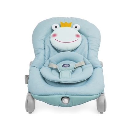 Chicco - Vibrerande vippstol med melodi BALLOON Froggy 2xAA + 1xLR20 blå