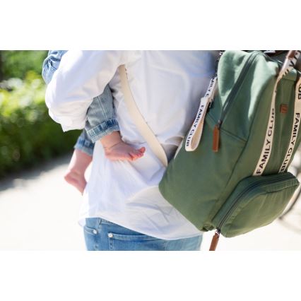 Childhome - Bytväska FAMILY CLUB grön