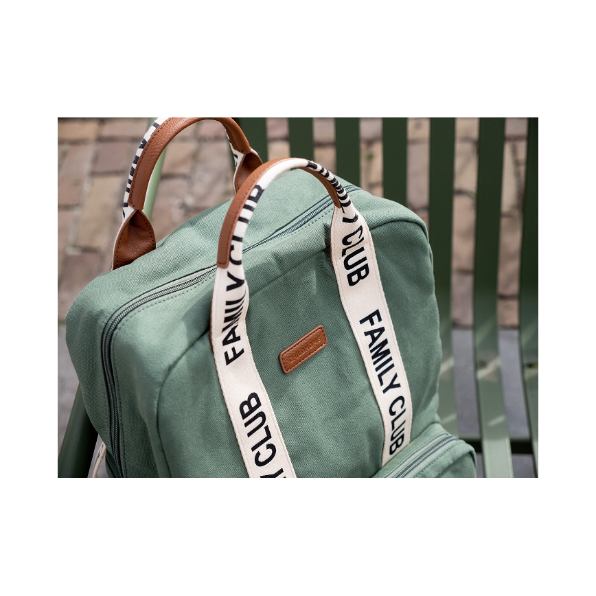 Childhome - Bytväska FAMILY CLUB grön