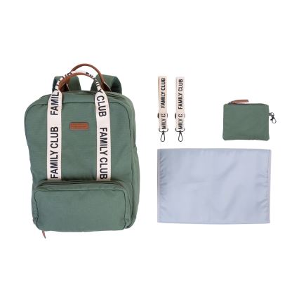 Childhome - Bytväska FAMILY CLUB grön