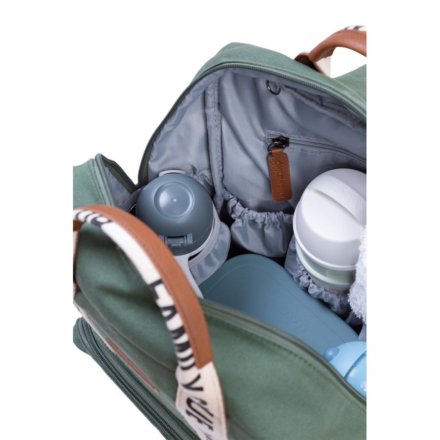 Childhome - Bytväska FAMILY CLUB grön