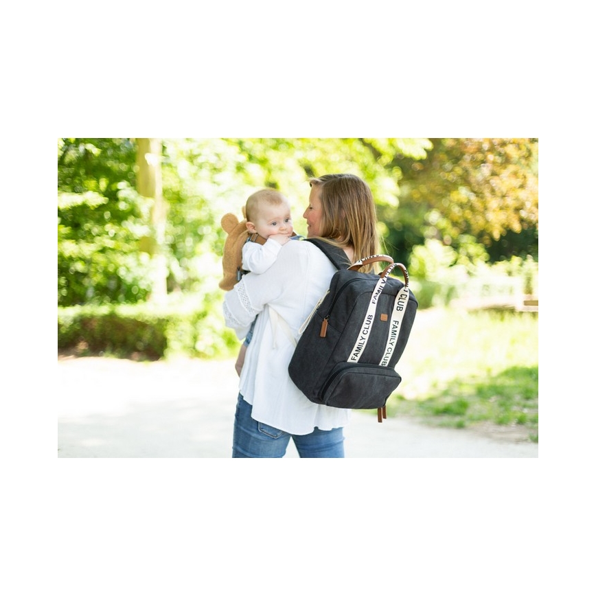 Childhome - Bytväska FAMILY CLUB svart