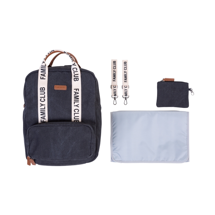 Childhome - Bytväska FAMILY CLUB svart