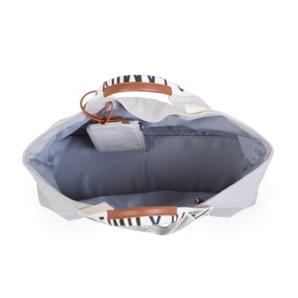 Childhome - Resväska FAMILY BAG CANVAS vit