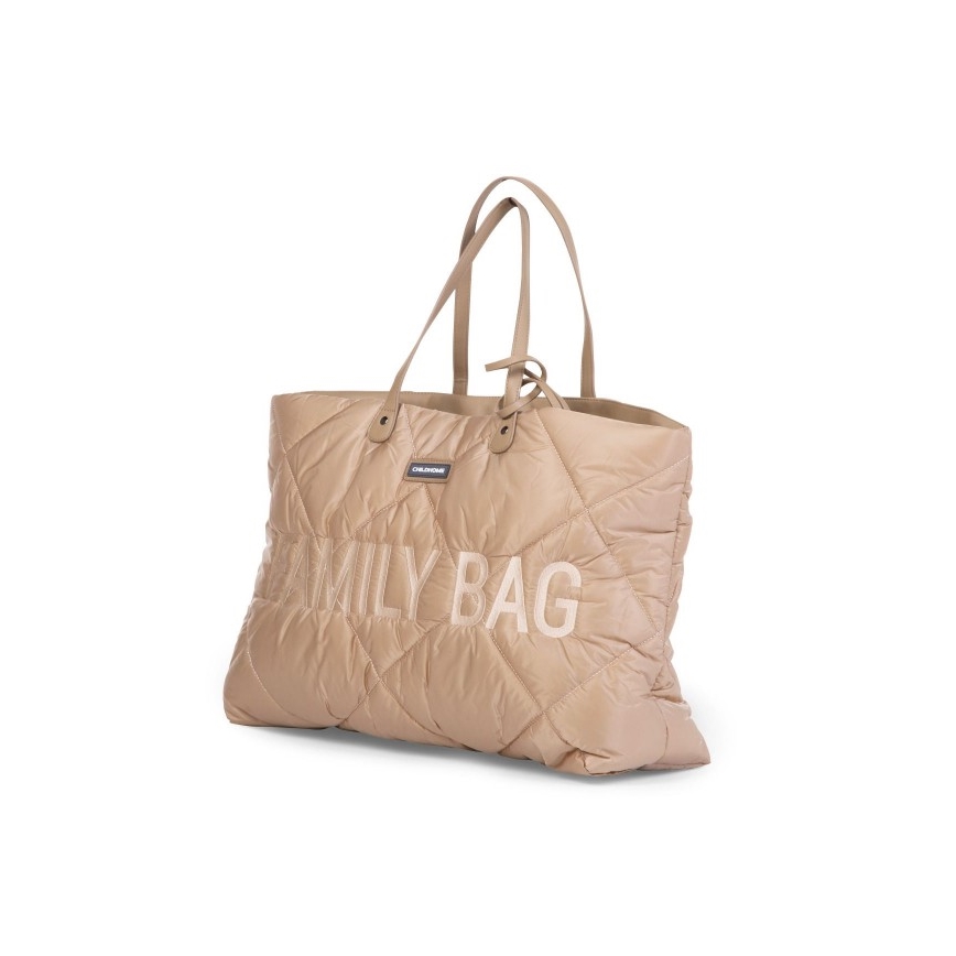 Childhome - Resväska FAMILY BAG PUFFERED grädde