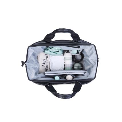 Childhome - Skötväska MOMMY BAG LEATHER svart