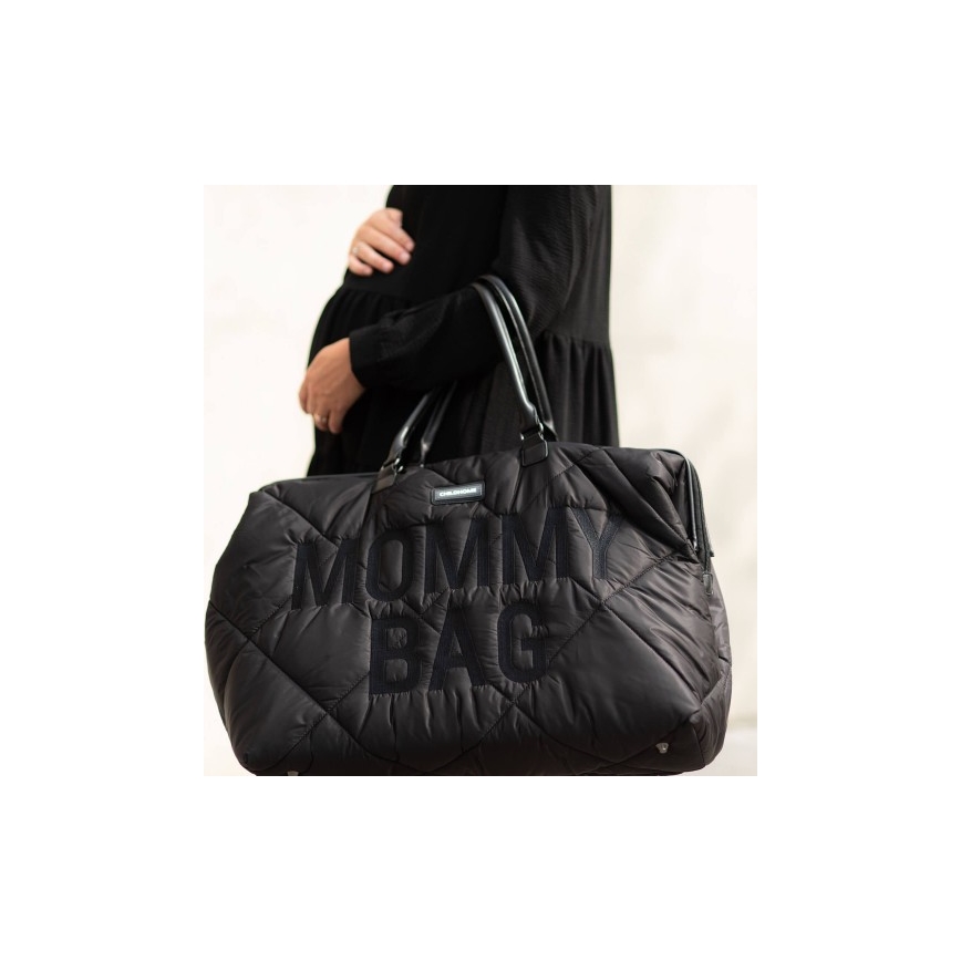 Childhome - Skötväska MOMMY BAG PUFFERED svart