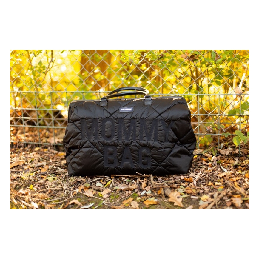 Childhome - Skötväska MOMMY BAG PUFFERED svart