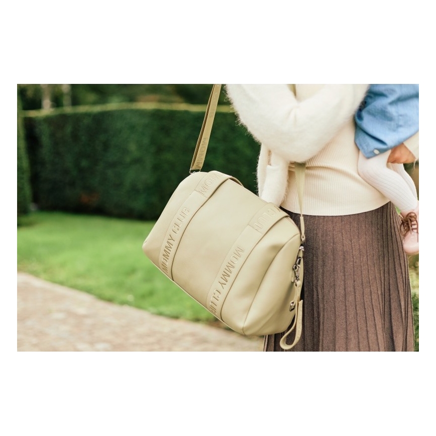 Childhome - Skötväska MOMMY CLUB LEATHER beige