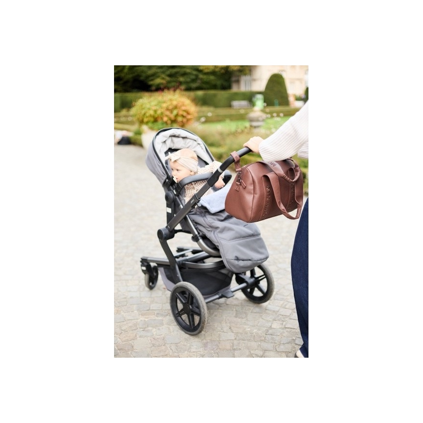 Childhome - Skötväska MOMMY CLUB LEATHER brun