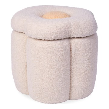 Childhome - Taburett BLOMMA diameter 35 cm grädde