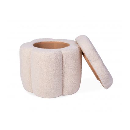 Childhome - Taburett BLOMMA diameter 35 cm grädde