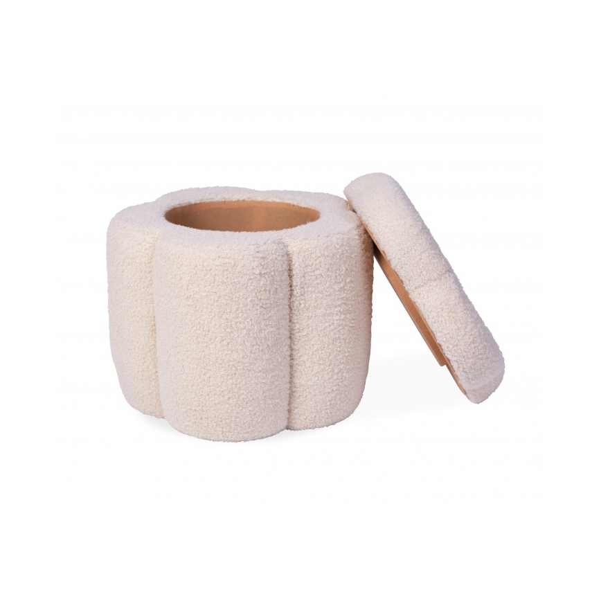 Childhome - Taburett BLOMMA diameter 35 cm grädde