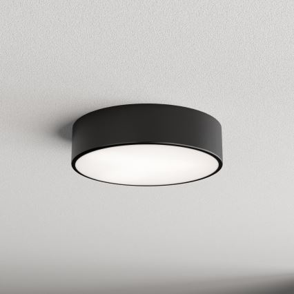 LED Taklampa CLEO LED/24W/230V 3000K Ø 30 cm svart