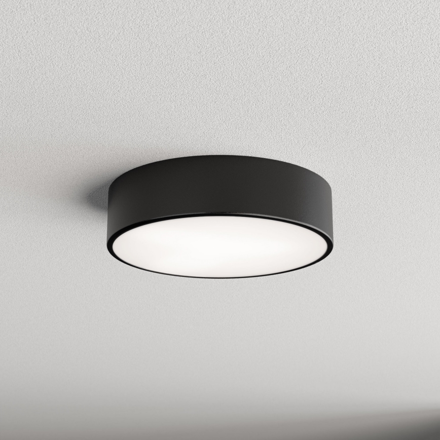 LED Taklampa CLEO LED/24W/230V 3000K Ø 30 cm svart