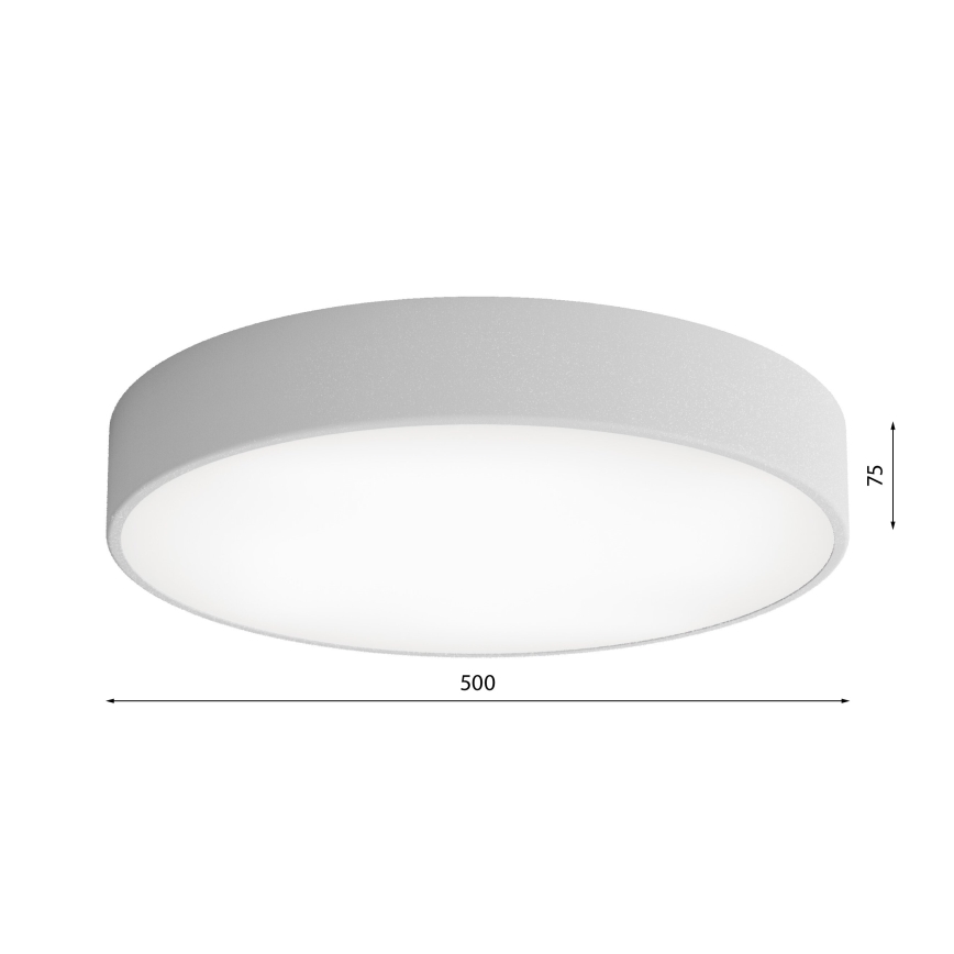 LED Taklampa CLEO LED/69W/230V 3000K Ø 50 cm grå