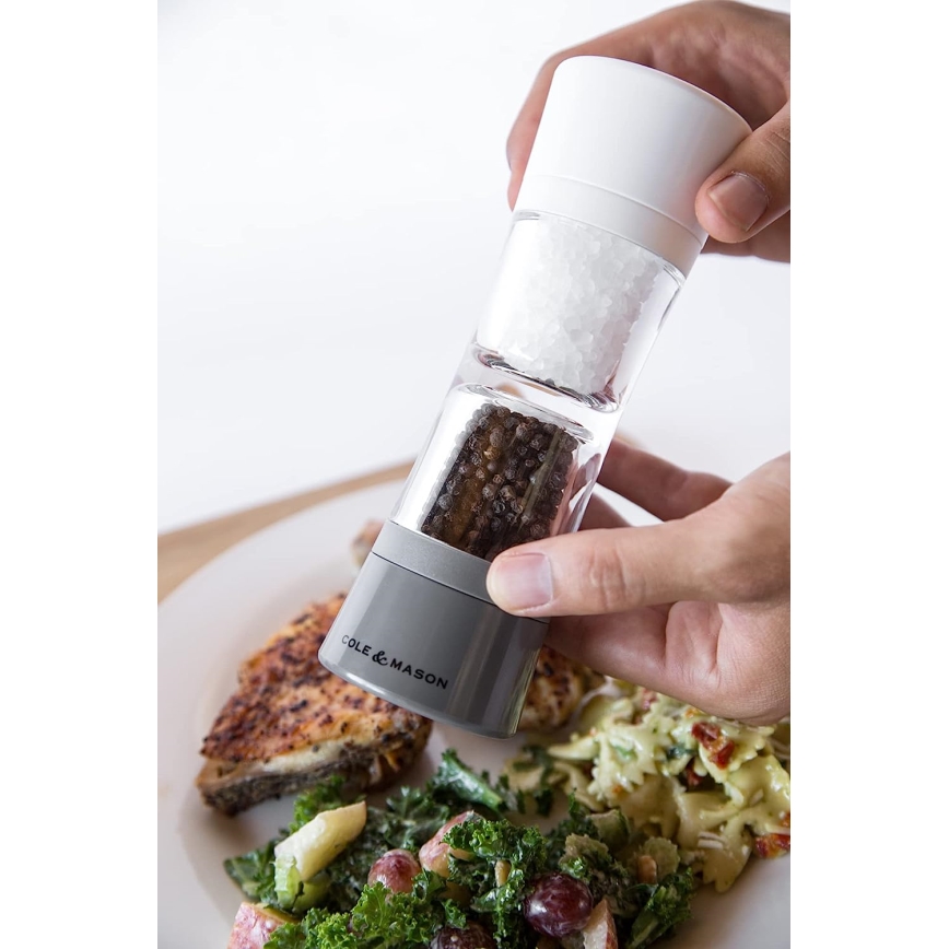 Cole&Mason - 2-i-1 Kryddkvarn LINCOLN DUO 19 cm