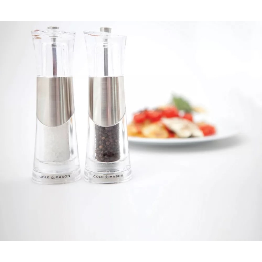 Cole&Mason - Set med salt- och pepparkvarnar BOBBI 2 st 18,5 cm