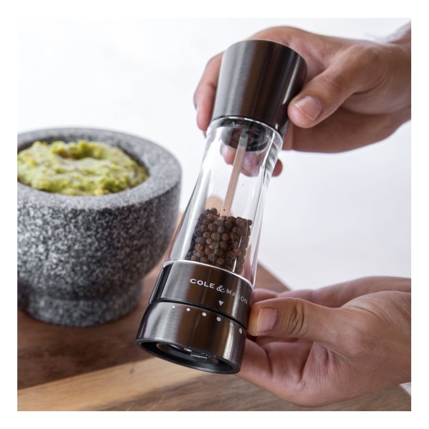 Cole&Mason - Set med salt- och pepparkvarnar DERWENT 2 st 19 cm antracit