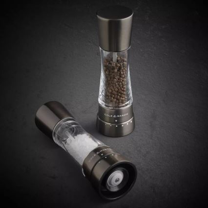 Cole&Mason - Set med salt- och pepparkvarnar DERWENT 2 st 19 cm antracit