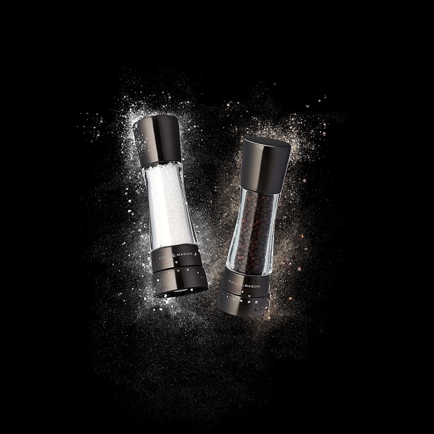 Cole&Mason - Set med salt- och pepparkvarnar DERWENT 2 st 19 cm antracit